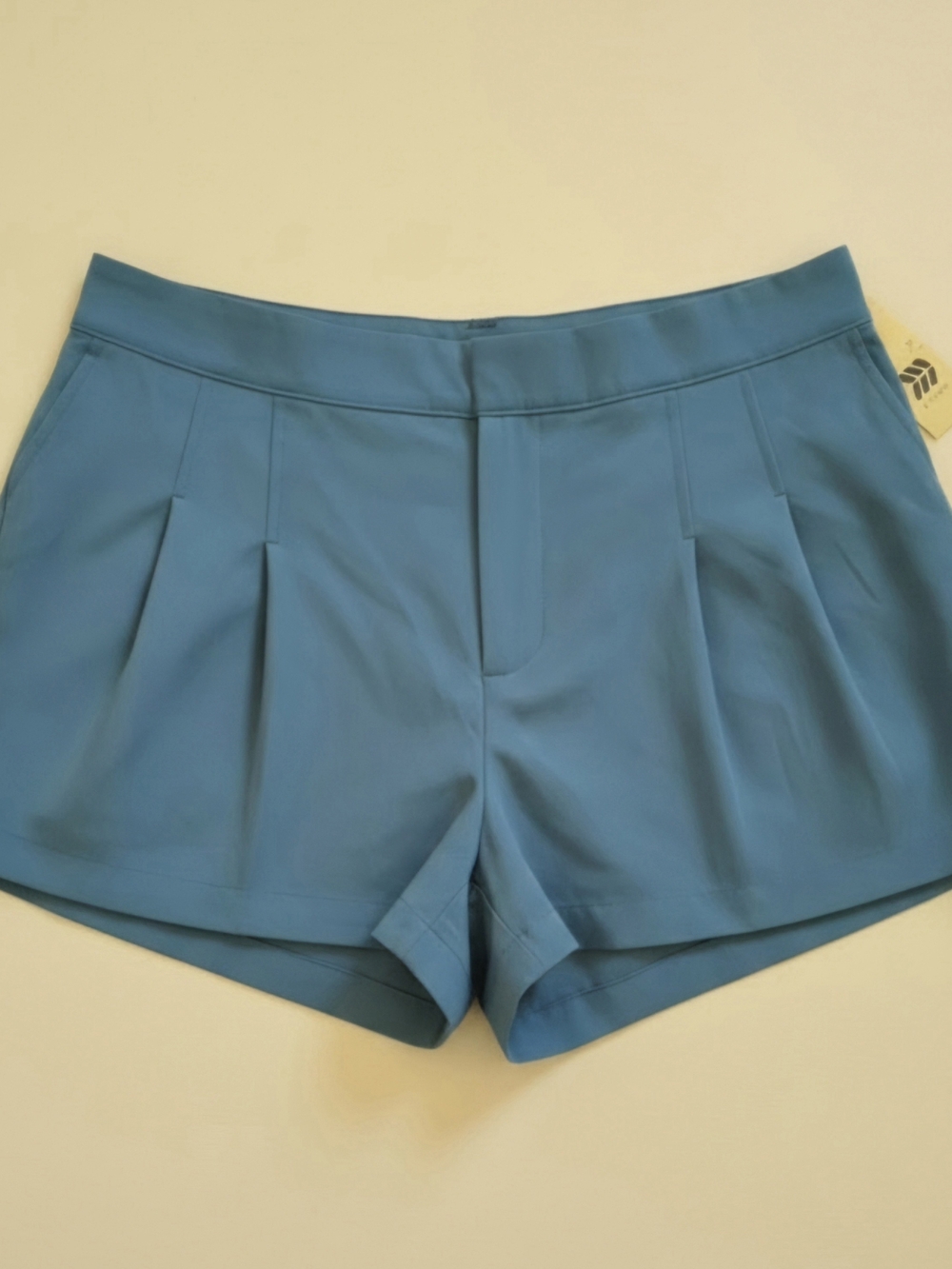 all in motion Teal High-Rise Pleated Women’s Golf Shorts